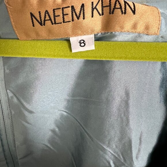 Naeem Khan 100% Silk Beaded Top Blouse Romantic Whimsigoth Medieval Renaissance - Picture 4 of 10